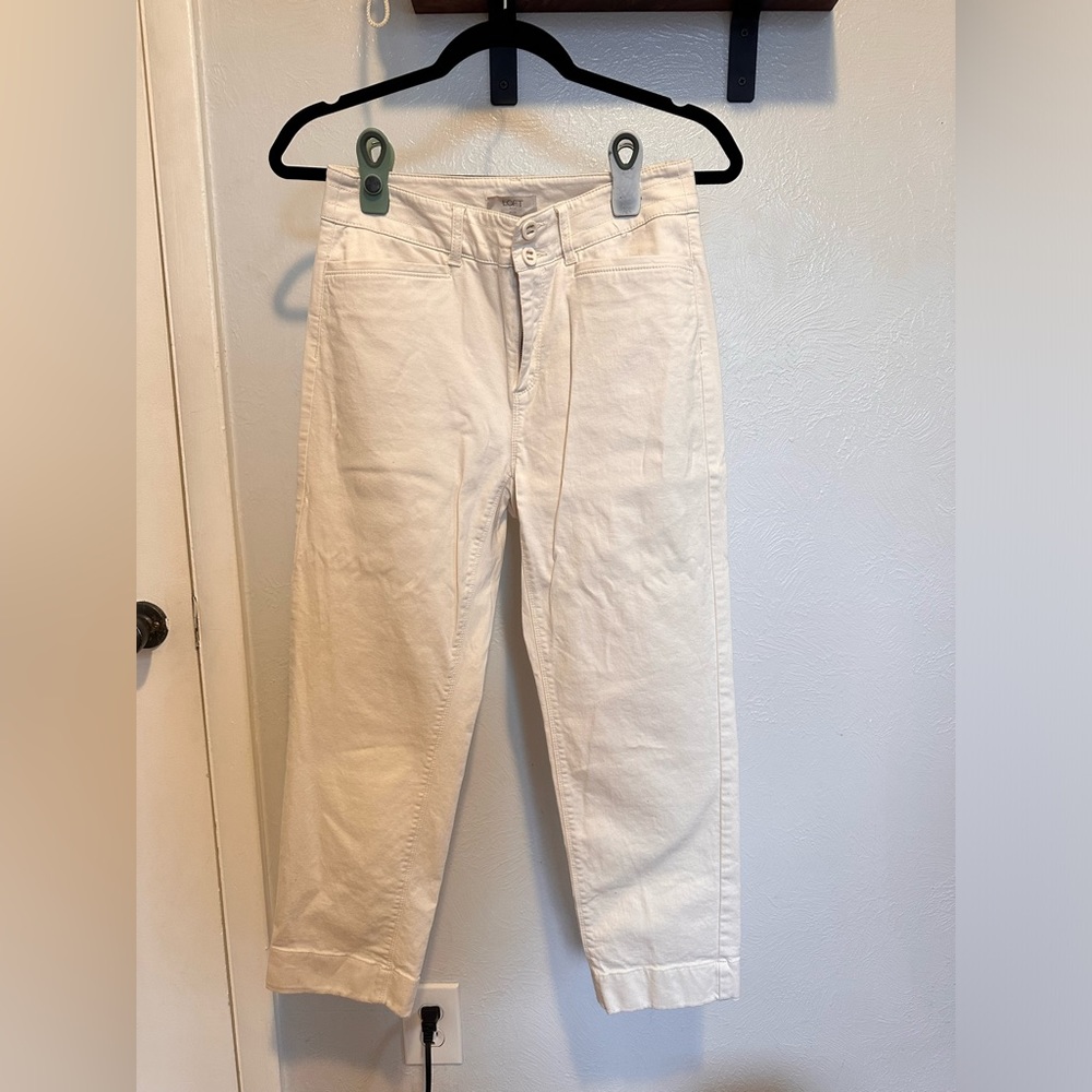 Ann Taylor Loft | Cream Chino Pants